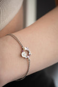 Magnolia Flower Bracelet | 925 Sterling Silver Bracelet | Zircon Floral Jewelry