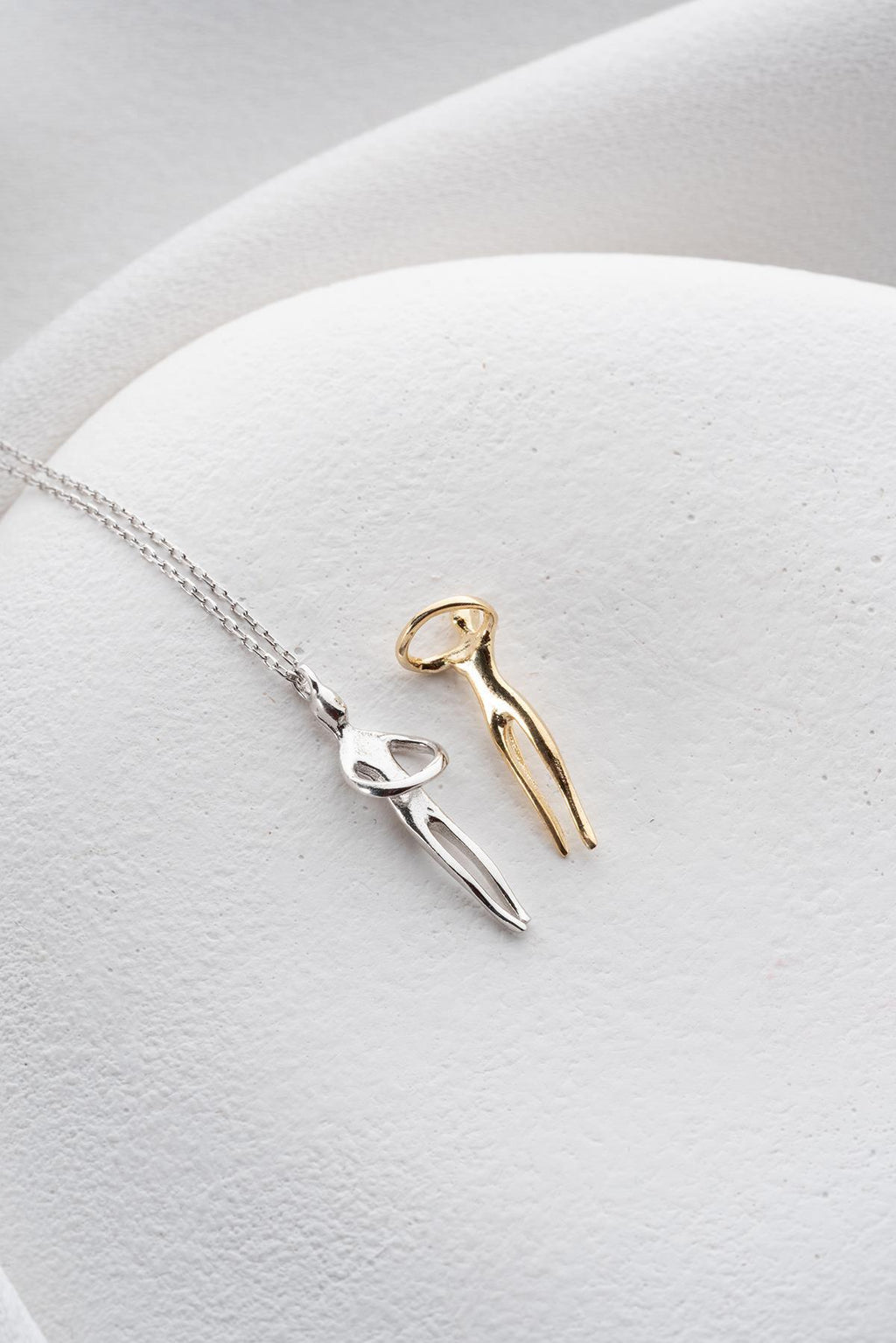 925 Sterling Silver Hug Necklace | Romantic Couple Pendant | Anniversary Gift