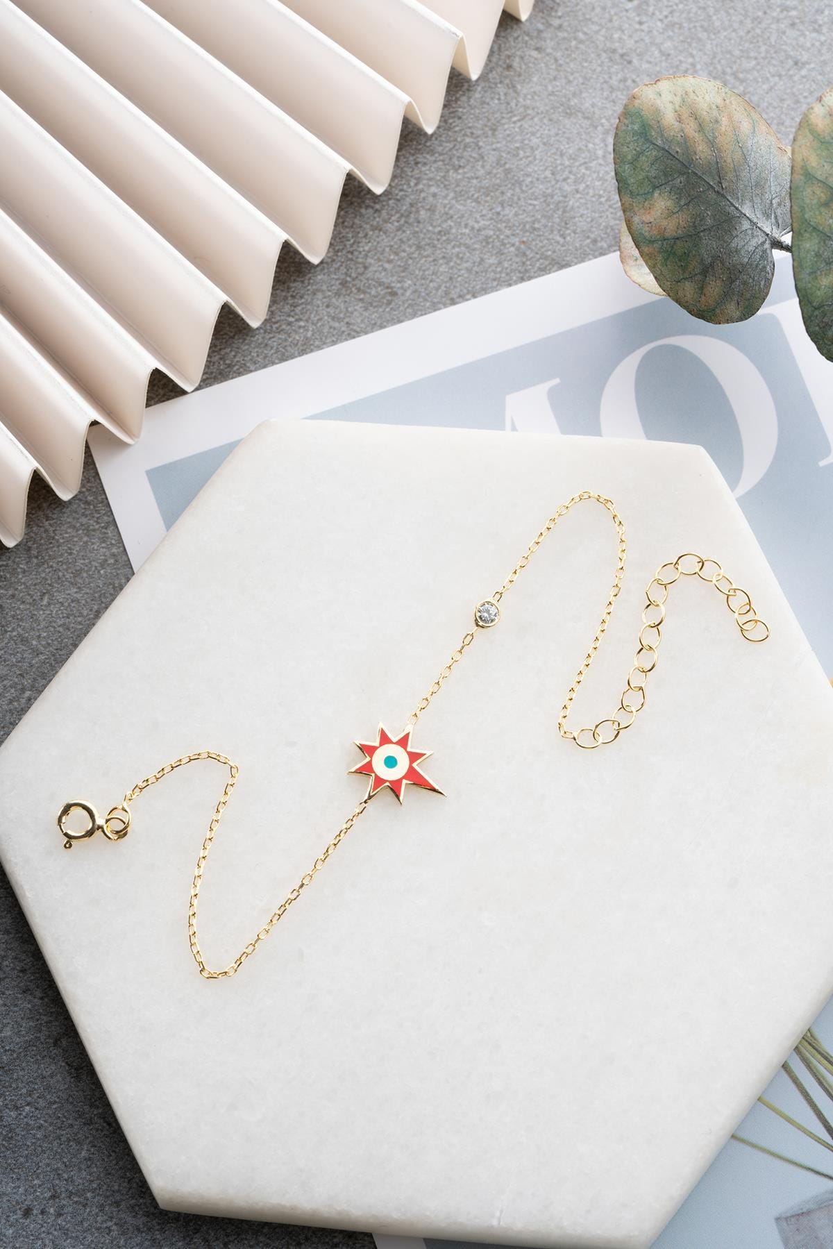 North Star Bracelet Sterling Silver | Dainty Gold Jewelry | Minimal Celestial Gift for Her