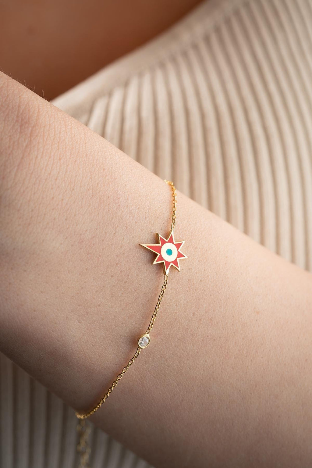North Star Bracelet Sterling Silver | Dainty Gold Jewelry | Minimal Celestial Gift for Her