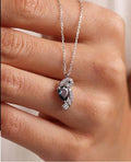 Sterling Silver Owl Necklace | Mystic Topaz Pendant | Dainty Animal Jewelry Gift
