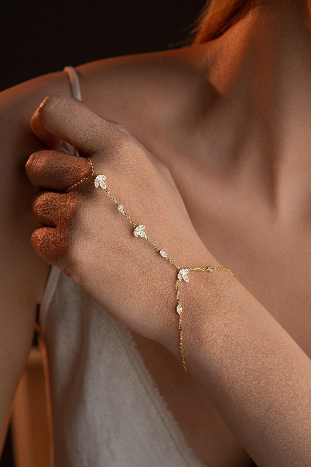 Sterling Silver Lotus Bracelet | Dainty Minimal Jewelry | Spiritual Gift | Gold Plated