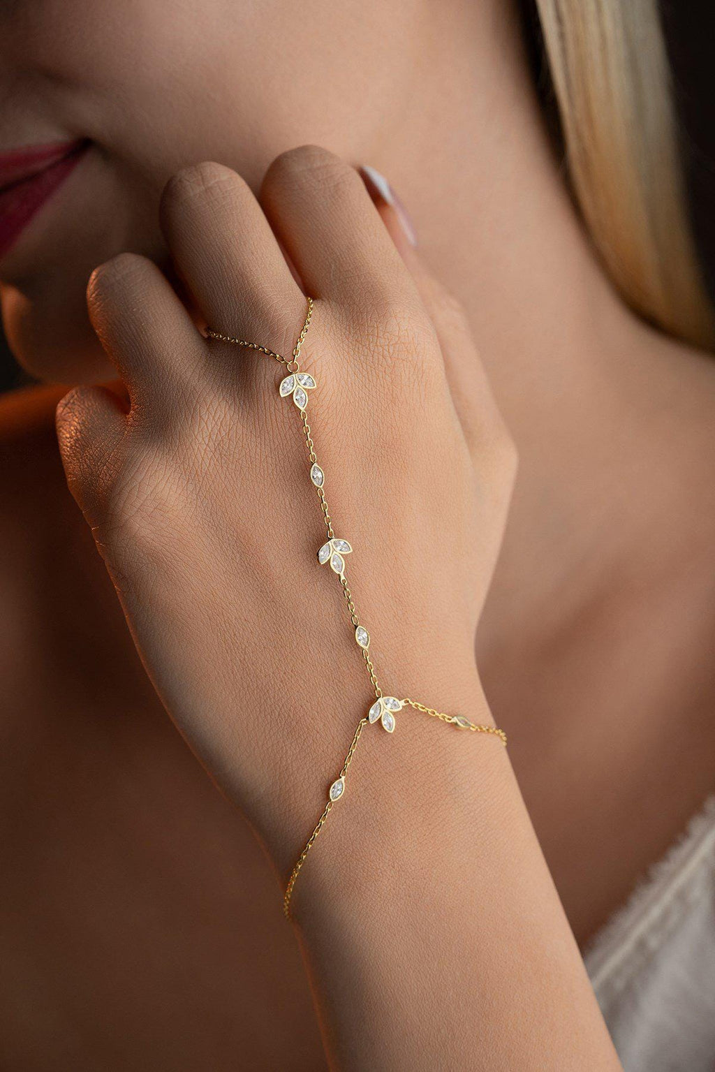 Sterling Silver Lotus Bracelet | Dainty Minimal Jewelry | Spiritual Gift | Gold Plated