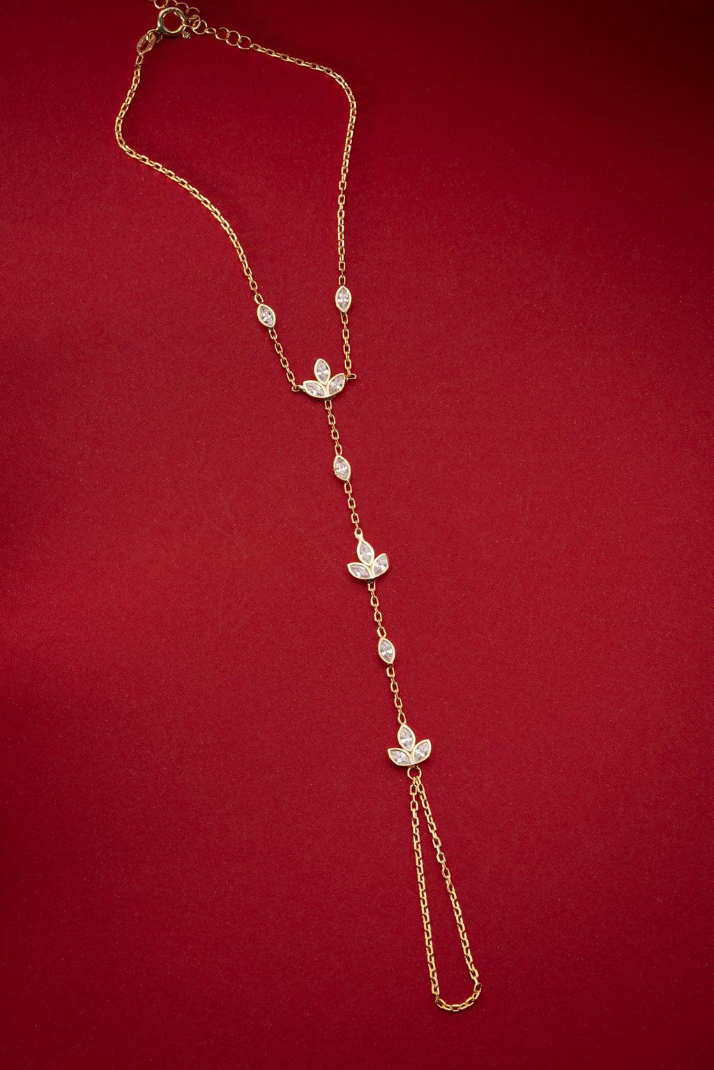 Sterling Silver Lotus Bracelet | Dainty Minimal Jewelry | Spiritual Gift | Gold Plated