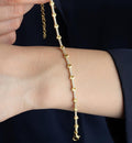 Gold plated Tennis Bracelet | 925 Sterling Silver Bracelet | Zircon Chain Jewelry